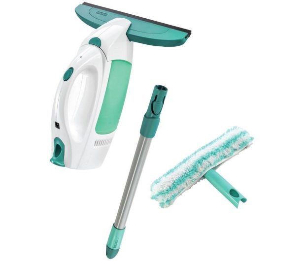 LEIFHEIT Odkurzacz do szyb Dry&Clean + drążek + myjka Window Washer (51003) - 1438611 - zdjęcie